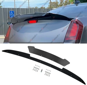 Rear Wickerbill Spoiler Compatible with 2005-2010 Chrysler 300 300C SRT8, V Style Wicker Bill Trunk Tail Deck Lid Wing Lip with RivNut Tool Fits for 2005 2006 2007 2008 2009 2010 (Smoked Black) Rear Wickerbill Spoiler Compatible with 2005-2010 Chrysler 300 300C SRT8, V Style Wicker Bill Trunk Tail Deck Lid Wing Lip with RivNut Tool Fits for 2005 2006 2007 2008 2009 2010 (Smoked Black)