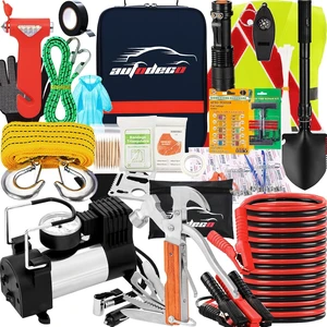 Roadside Emergency Car Kit for Vehicles 95 Pieces Roadside Emergency Car Kit for Vehicles 95 Pieces
