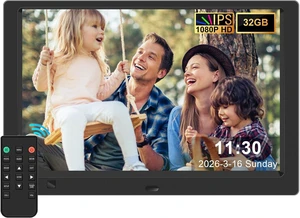 10.1-Inch 1080P IPS Digital Picture Frame, No WiFi or App Required 10.1-Inch 1080P IPS Digital Picture Frame, No WiFi or App Required