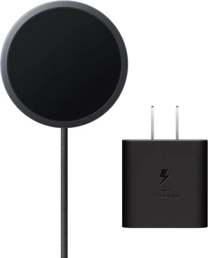 Galaxy Magnet Wireless Charger with 45W Power Adapter, Dark Gray Galaxy Magnet Wireless Charger with 45W Power Adapter, Dark Gray