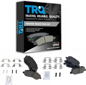 Front & Rear Ceramic Brake Pads Set Of 2 Front & Rear Ceramic Brake Pads Set Of 2