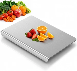 Titanium Cutting Boards for Kitchen, Non-Toxic Pure Titanium Chopping & Kneading Board with Cutting Mat, Dishwasher Safe for Meat, Fruit, Vegetables & Bread,20 * 16 Titanium Cutting Boards for Kitchen, Non-Toxic Pure Titanium Chopping & Kneading Board with Cutting Mat, Dishwasher Safe for Meat, Fruit, Vegetables & Bread,20 * 16