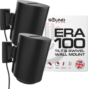 ERA100 Wall Mount Bracket, Tilt and Swivel, Black, Twin (2pcs) ERA100 Wall Mount Bracket, Tilt and Swivel, Black, Twin (2pcs)