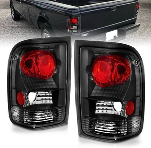 for 1993-1997 Ford Ranger Black JDM Replacement Brake Tail Lights Assembly Set - Passenger and Driver Side for 1993-1997 Ford Ranger Black JDM Replacement Brake Tail Lights Assembly Set - Passenger and Driver Side
