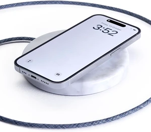 Classic Stone Marble Wireless Charging Pad Designed in Italy, Integrated 6 ft USB-C Cable, Smartphones, Wireless Earbuds, Smartwatches White Carrara Marble Classic Stone Marble Wireless Charging Pad Designed in Italy, Integrated 6 ft USB-C Cable, Smartphones, Wireless Earbuds, Smartwatches White Carrara Marble