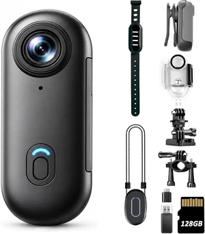 4K 128GB Mini Body Camera - Magnetic Thumb-Sized Action Cam with Video & Audio Recording, Hands-Free, Waterproof, Suitable for Vlog Creation, Work Record, Pet Walking, Travel Shooting & Daily Use 4K 128GB Mini Body Camera - Magnetic Thumb-Sized Action Cam with Video & Audio Recording, Hands-Free, Waterproof, Suitable for Vlog Creation, Work Record, Pet Walking, Travel Shooting & Daily Use