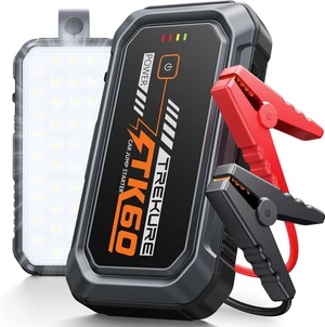 Car Battery Jumper Starter Portable 5000A, Portable Car Jump Starter up to 10L Gas or 8L Diesel Engine, Jump Box, Jumper Cables for Car Battery, Magnetic Build, 2000LM Flashlight, Power Bank Car Battery Jumper Starter Portable 5000A, Portable Car Jump Starter up to 10L Gas or 8L Diesel Engine, Jump Box, Jumper Cables for Car Battery, Magnetic Build, 2000LM Flashlight, Power Bank