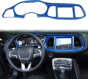 for Challenger Center Consoles Dash Board Dashboard Instrument Protecter Cover Trim Garnish for 2015-2026+ Dodge Challenger Interior Accessories ABS Blue, 4pcs for Challenger Center Consoles Dash Board Dashboard Instrument Protecter Cover Trim Garnish for 2015-2026+ Dodge Challenger Interior Accessories ABS Blue, 4pcs