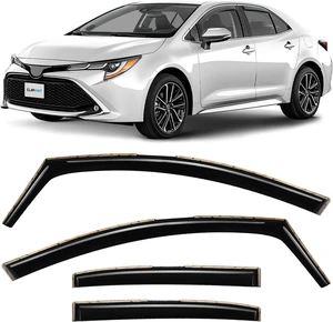 in-Channel Incredibly Durable Rain Guards for Toyota Corolla 2020-2026 Sedan, Original Window Deflectors, Vent Window Visors, Vent Deflector, 4 pcs. - 620374 in-Channel Incredibly Durable Rain Guards for Toyota Corolla 2020-2026 Sedan, Original Window Deflectors, Vent Window Visors, Vent Deflector, 4 pcs. - 620374