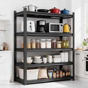 Kitchen Storage Rack,Adjustable Metal Storage Shelves,440lbs load Per Tier Kitchen Storage Rack,Adjustable Metal Storage Shelves,440lbs load Per Tier