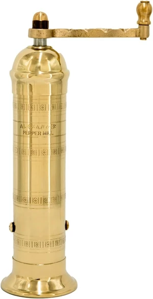 Original Greek Pepper Mill, 8-Inch Brass European Manual Pepper Grinder Refillable Original Greek Pepper Mill, 8-Inch Brass European Manual Pepper Grinder Refillable