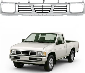Grille Compatible with 1993-1994 Nissan D21&1995-1997 Nissan Pickup Grille Compatible with 1993-1994 Nissan D21&1995-1997 Nissan Pickup