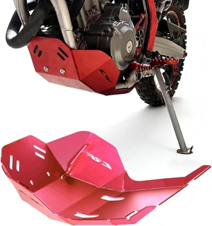 Compatible with CRF250L CRF 250L Rally 2013-2020 Front Engine Mud Guard Protector Skid Plate (Red) Compatible with CRF250L CRF 250L Rally 2013-2020 Front Engine Mud Guard Protector Skid Plate (Red)