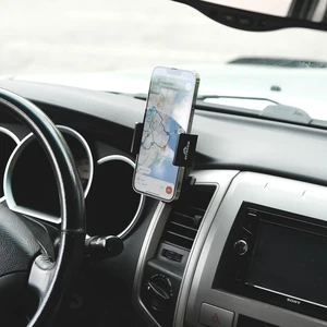 Phone Mount Made for Toyota Tacoma 2005-2011, CNC-Machined Aluminium, Universal Spring Loaded Holder, 360-Degree Swivel, One-Hand Operation Phone Mount Made for Toyota Tacoma 2005-2011, CNC-Machined Aluminium, Universal Spring Loaded Holder, 360-Degree Swivel, One-Hand Operation