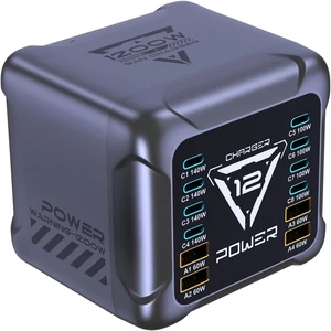 1200W USB C Charging Station, 12-Port GaN Fast Charger 1200W USB C Charging Station, 12-Port GaN Fast Charger