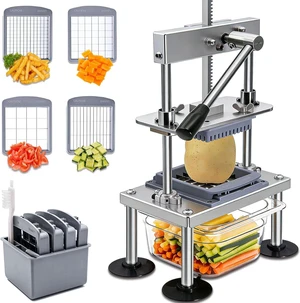 French Fry Cutter for Potatoes Onion Food Fruit Vegetable Chopper French Fry Cutter for Potatoes Onion Food Fruit Vegetable Chopper