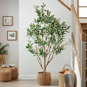 5FT Faux Olive Tree with White Pot & Moss, Artificial Olive Tree Indoor Outdoor, PE/PVC Leaves, Realistic Resin Trunk Large Fake Olive Tree Artificial Plants Indoor, Faux Plants Indoor for Home Decor 5FT Faux Olive Tree with White Pot & Moss, Artificial Olive Tree Indoor Outdoor, PE/PVC Leaves, Realistic Resin Trunk Large Fake Olive Tree Artificial Plants Indoor, Faux Plants Indoor for Home Decor