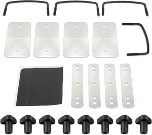 Car Top Roof Rack Crossbars U-Bolts Mounting Hardware Installation Kit Car Top Roof Rack Crossbars U-Bolts Mounting Hardware Installation Kit