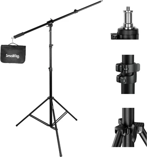 9.2ft Light Stand with Boom Arm, Photography Lighting Tripod 9.2ft Light Stand with Boom Arm, Photography Lighting Tripod