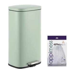 Curtis 8 Gal Step Trash Can Soft Close 25", Pistachio Gelato Curtis 8 Gal Step Trash Can Soft Close 25", Pistachio Gelato