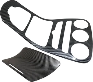 Carbon Fiber Style Center Console Panel Trim Cover Compatible with Mercedes Benz C Class W205 2014-2021 (Clock Model) Interior Dashboard Frame Decoration Sticker ABS Sedan Accessories KR104C Carbon Fiber Style Center Console Panel Trim Cover Compatible with Mercedes Benz C Class W205 2014-2021 (Clock Model) Interior Dashboard Frame Decoration Sticker ABS Sedan Accessories KR104C