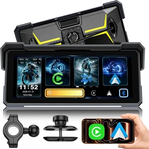 Wireless Motorcycle Carplay, 8.1 Inch Portable Motor GPS Navigation Wireless Motorcycle Carplay, 8.1 Inch Portable Motor GPS Navigation