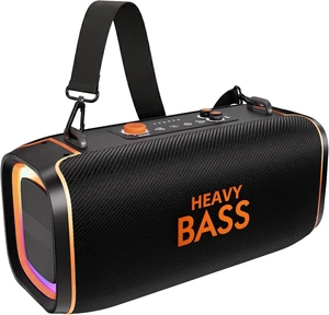 Portable Bluetooth Speaker, 120W Peak Wireless Speaker, 28-Hour Playtime, Adjustable Treble & Bass, Loud Stereo Sound for Outdoor Use Portable Bluetooth Speaker, 120W Peak Wireless Speaker, 28-Hour Playtime, Adjustable Treble & Bass, Loud Stereo Sound for Outdoor Use