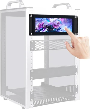 7.84 Inch 2U Rack Mount Touchscreen Monitor,1280×400 IPS Secondary Display with Speaker, Compatible with DeskPi RackMate T0/T1/T2/T0 Plus/T1 Plus/TL1, Tecmojo 4U/6U/9U/12U 10inch Server Rack Cabinet 7.84 Inch 2U Rack Mount Touchscreen Monitor,1280×400 IPS Secondary Display with Speaker, Compatible with DeskPi RackMate T0/T1/T2/T0 Plus/T1 Plus/TL1, Tecmojo 4U/6U/9U/12U 10inch Server Rack Cabinet