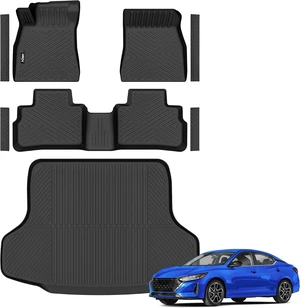 Floor Mats & Trunk Mat for 2020-2025 Nissan Sentra Floor Mats & Trunk Mat for 2020-2025 Nissan Sentra