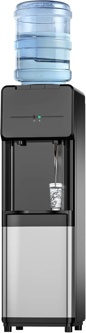 Hot & Cold Water Dispenser, Top Loading Water Dispenser for 3 or 5 Gallon Bottles, Top Loading Hot & Cold Water Dispensor with Child Safety Lock, for Office, Home Hot & Cold Water Dispenser, Top Loading Water Dispenser for 3 or 5 Gallon Bottles, Top Loading Hot & Cold Water Dispensor with Child Safety Lock, for Office, Home