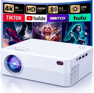 Smart Projector with Wi-Fi and Bluetooth4K Support Video projector Smart Projector with Wi-Fi and Bluetooth4K Support Video projector
