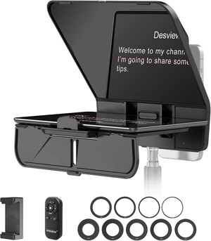 T5 Teleprompter for Smartphone & Tablet, Video Recording T5 Teleprompter for Smartphone & Tablet, Video Recording