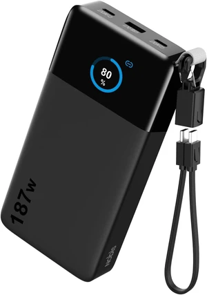 Portable Charger 187W 25000mAh Power Bank w/Smart Display APP Portable Charger 187W 25000mAh Power Bank w/Smart Display APP