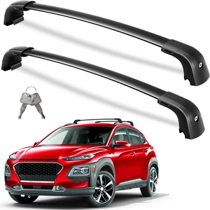 Roof Rack Cross Bars for 2018-2023 Hyundai Kona & Kona N & Kona Electric Roof Rack Cross Bars for 2018-2023 Hyundai Kona & Kona N & Kona Electric