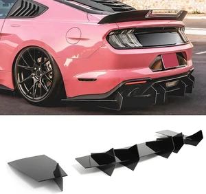 Rear Bumper Diffuser for Ford Mustang GT W/Quad Exhaust 2018-2023 Rear Bumper Diffuser for Ford Mustang GT W/Quad Exhaust 2018-2023