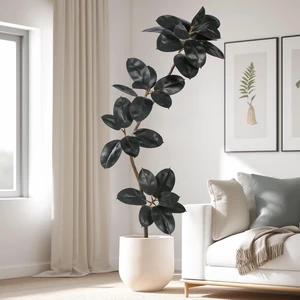 5.2ft Artificial Rubber Tree Faux Plants Indoor Faux Floor Artificial Trees Indoor,Fake Plant Fake Tropical Plants,Large Floor,Real Touch Rubber Tree for Home Decor 5.2ft Artificial Rubber Tree Faux Plants Indoor Faux Floor Artificial Trees Indoor,Fake Plant Fake Tropical Plants,Large Floor,Real Touch Rubber Tree for Home Decor
