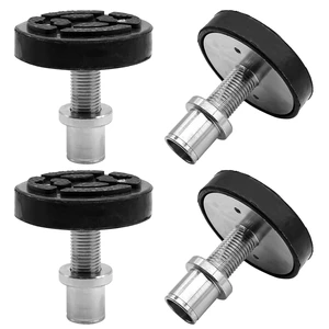 4 Pack 35mm Shaft Diameter Car Lift Round Tray Rubber Pads Fit for 2 Post Car Lift, Screw Up Car Lift Feet Pad, Heightening Feet Plus High Car Lift Tray 4 Pack 35mm Shaft Diameter Car Lift Round Tray Rubber Pads Fit for 2 Post Car Lift, Screw Up Car Lift Feet Pad, Heightening Feet Plus High Car Lift Tray