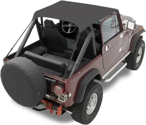 Traditional Bikini Black Crush 5250701 for Jeep CJ5 1976-1983 Traditional Bikini Black Crush 5250701 for Jeep CJ5 1976-1983