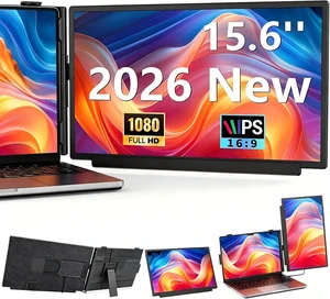 Laptop Screen Extender 15.6 Inch, FHD 1080P IPS Portable Travel Dual Monitor, Slim 0.27'', Plug ang Play Detachable Extended Monitor for 13-17.3'' Laptops, Compatible with Mac,Wins, Android,Chrome Laptop Screen Extender 15.6 Inch, FHD 1080P IPS Portable Travel Dual Monitor, Slim 0.27'', Plug ang Play Detachable Extended Monitor for 13-17.3'' Laptops, Compatible with Mac,Wins, Android,Chrome