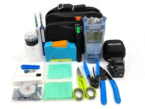 Fiber Termination Kit, Optical Power Meter, Cleaver 6C, FTTH Fiber Optic Tool Kit for CATV Engineering Fiber Termination Kit, Optical Power Meter, Cleaver 6C, FTTH Fiber Optic Tool Kit for CATV Engineering