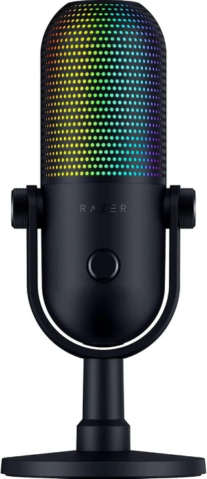 Seiren V3 Chroma 32Bit DSP, USB-C Microphone for PC & Mac, Black Seiren V3 Chroma 32Bit DSP, USB-C Microphone for PC & Mac, Black