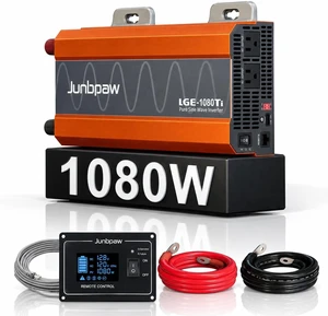 1080W Pure Sine Wave Power Inverter 12V to 110/120V50/60HZ93% Efficiency 1080W Pure Sine Wave Power Inverter 12V to 110/120V50/60HZ93% Efficiency