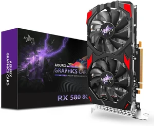AISURIX RX 580 8GB GDDR5 Graphics Card 2*HDMI/1*DP Gaming GPU AISURIX RX 580 8GB GDDR5 Graphics Card 2*HDMI/1*DP Gaming GPU