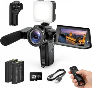 Vlogging Camera with Picture-in-Picture, WiFi Flip Screen, 8K Creator Kit Vlogging Camera with Picture-in-Picture, WiFi Flip Screen, 8K Creator Kit