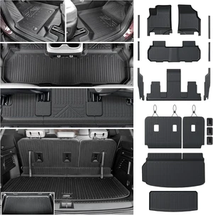 Floor Mats for Chevy Traverse & GMC Acadia 2024-2026 2027 7 Seats Floor Mats for Chevy Traverse & GMC Acadia 2024-2026 2027 7 Seats