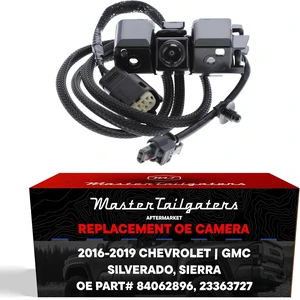 Replacement for Chevrolet Silverado/GMC Sierra 1500, 2500, 3500 W/Remote Tailgate (2016-2019) Backup Camera OE Part # 84062896, 23363727 Replacement for Chevrolet Silverado/GMC Sierra 1500, 2500, 3500 W/Remote Tailgate (2016-2019) Backup Camera OE Part # 84062896, 23363727