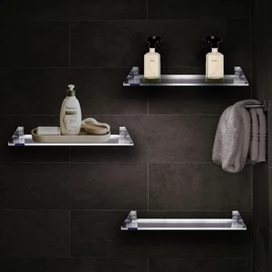 48" x 12" Stainless Steel Wall Shelf with Side Guards, NSF 48" x 12" Stainless Steel Wall Shelf with Side Guards, NSF