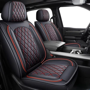 Ram Seat Covers Full Set Leather for 2009-2026 RAM 1500/2500/3500 Ram Seat Covers Full Set Leather for 2009-2026 RAM 1500/2500/3500