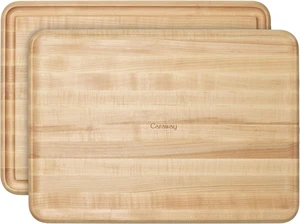 17" Prep and Serve Butcher Block, Wood Cutting Board for Kitchen 17" Prep and Serve Butcher Block, Wood Cutting Board for Kitchen