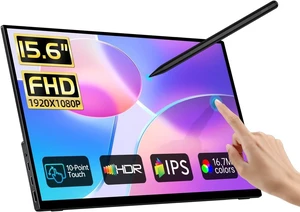 Portable Monitor Touchscreen 15.6" with MPP Stylus Pen FHD 1080P Portable Monitor Touchscreen 15.6" with MPP Stylus Pen FHD 1080P
